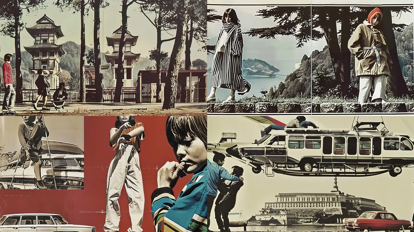 Retro Cinematic Tapestry in Desaturated Hues - Midjourney sref style