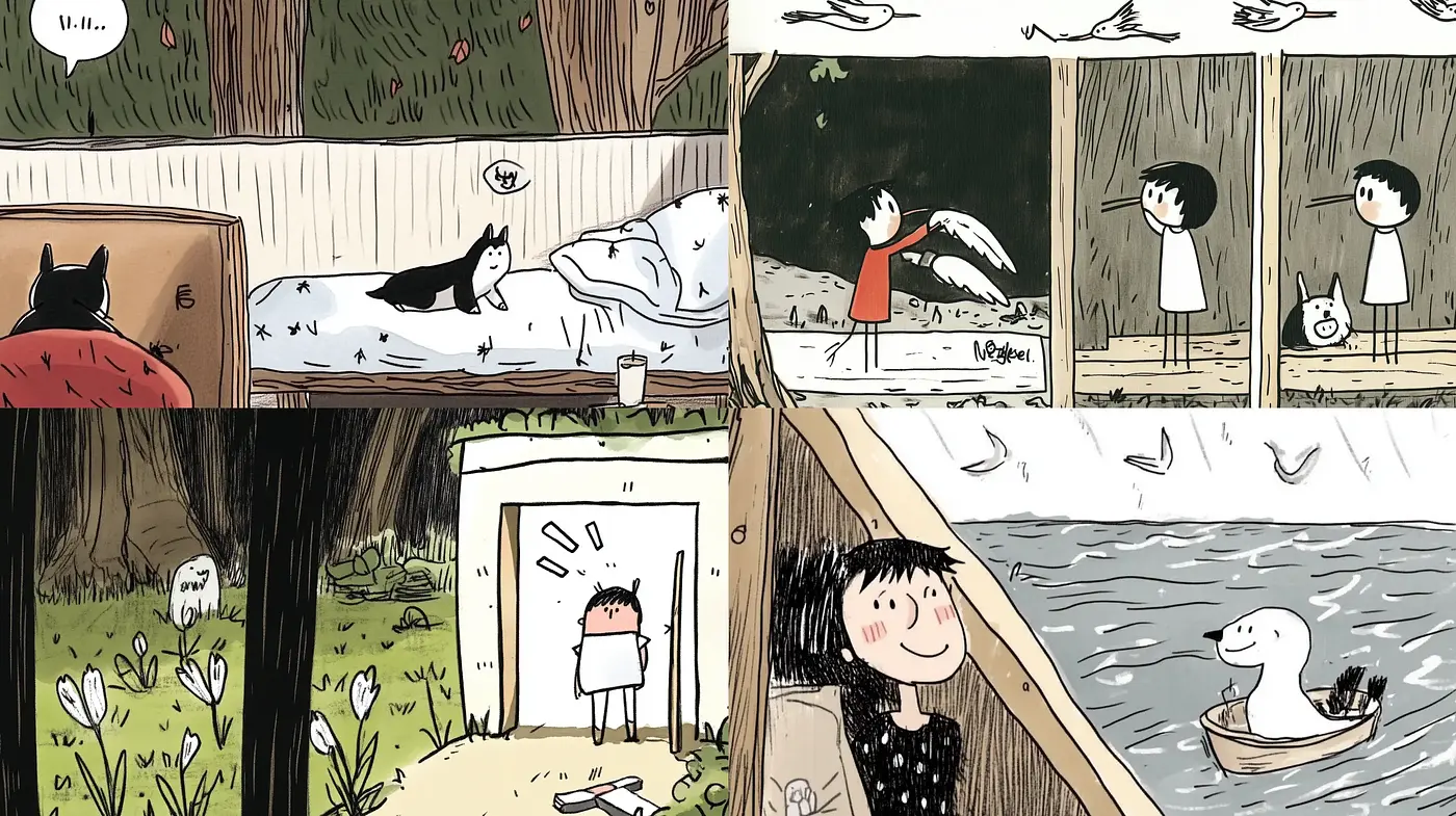Whimsical Storybook Illustration Essence - Midjourney sref style