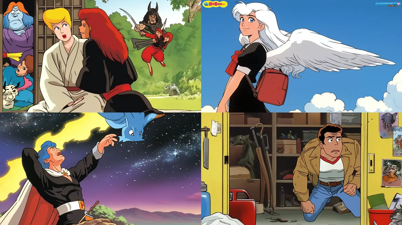 Vibrant and Bold Comic-Inspired Illustrative Harmony - Midjourney sref style