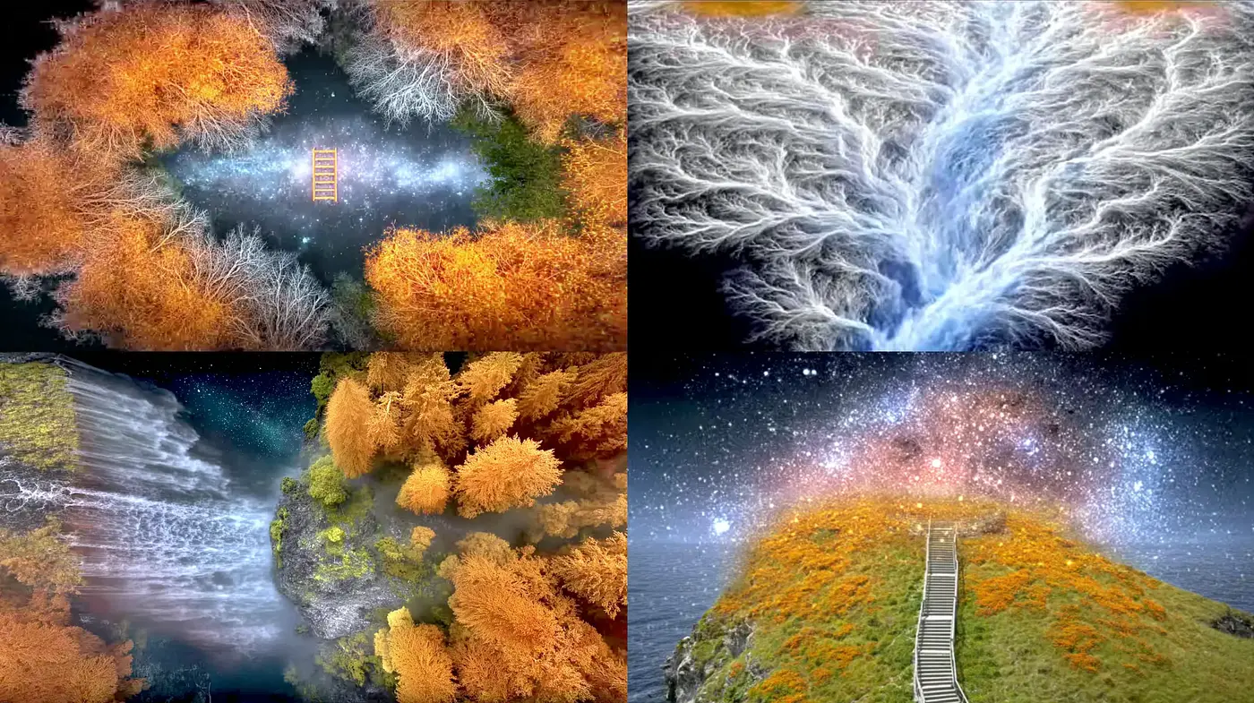 Ethereal Landscape Aesthetic with a Mystical Atmosphere and Vibrant Nature - Midjourney sref style