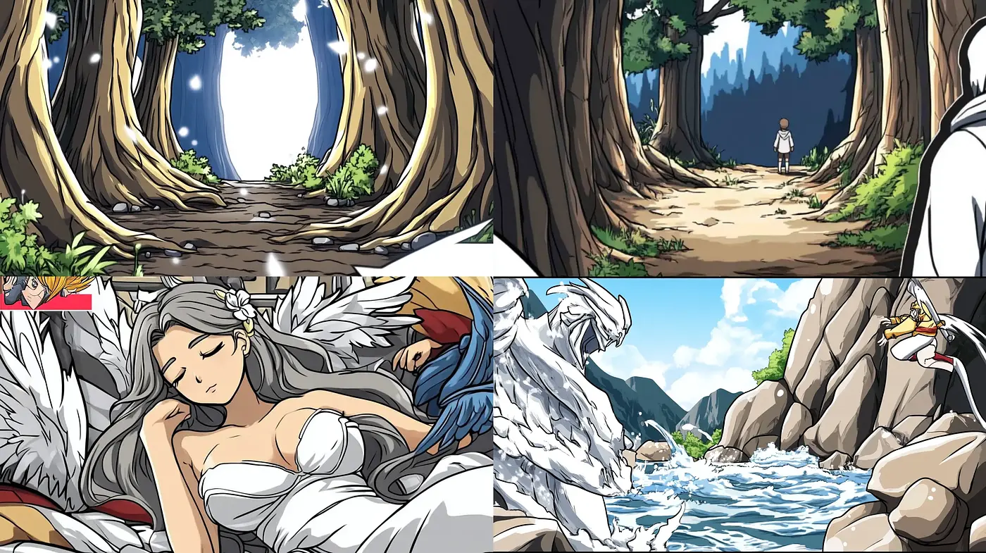 Lush and Vivid Anime-Inspired Natural Vistas - Midjourney sref style