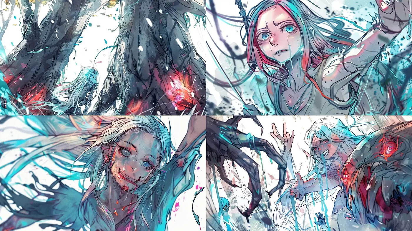 Ethereal Brushstrokes in Whimsical Fantasy - Midjourney sref style