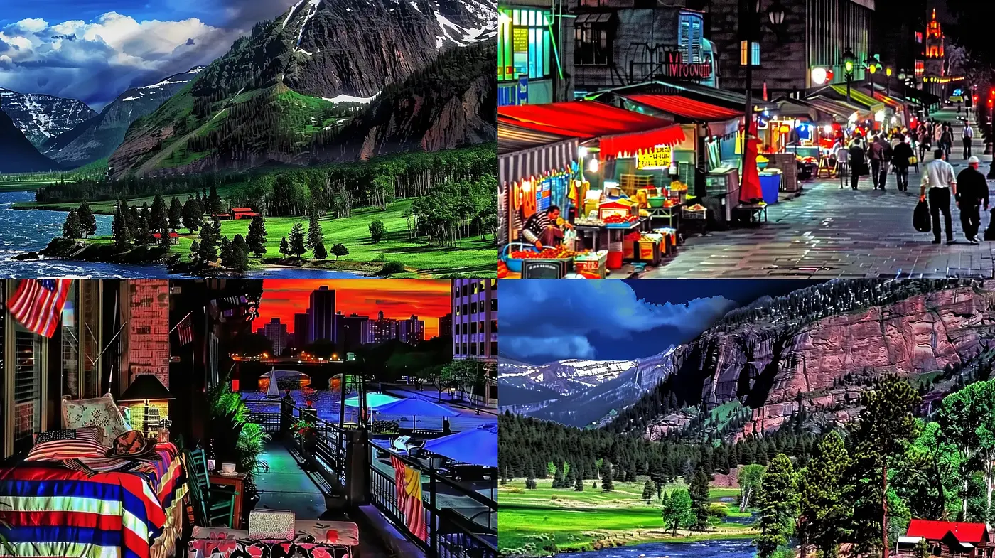 Vibrant Dreamscapes with Luminous HDR Aesthetics - Midjourney sref style