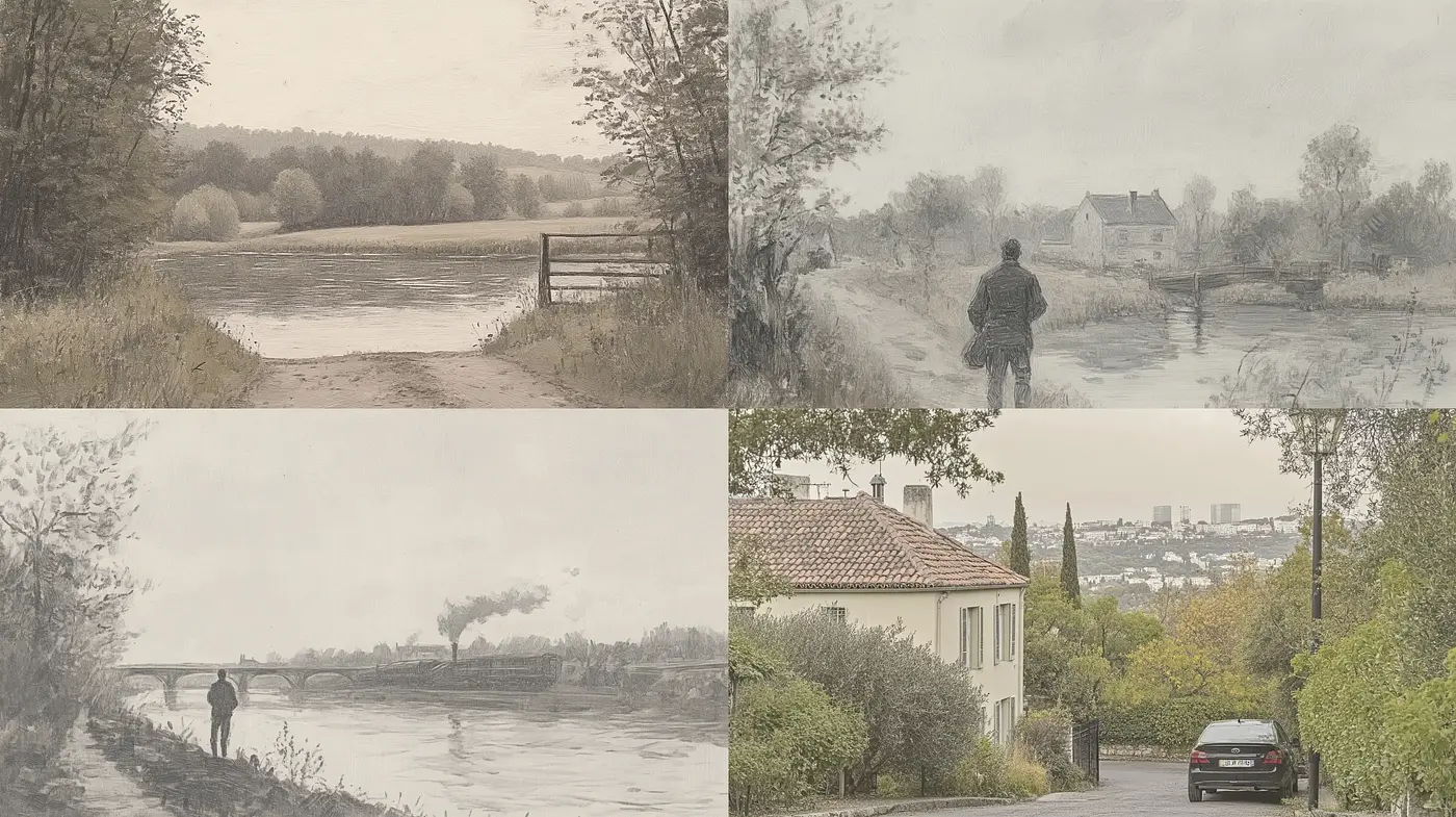 Ethereal Monochromatic Vistas: A Homage to Pictorialism and Softened Realities - Midjourney sref style