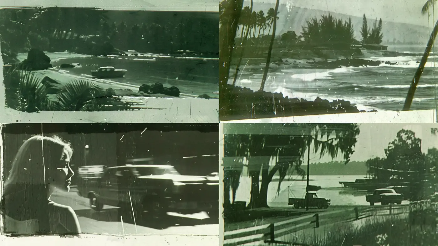 Monochromatic Nostalgia: A Fusion of Photographic Memory and Vintage Film - Midjourney sref style