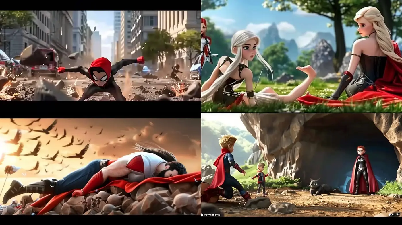 Cinematic and Dynamic Storybook Realism - Midjourney sref style
