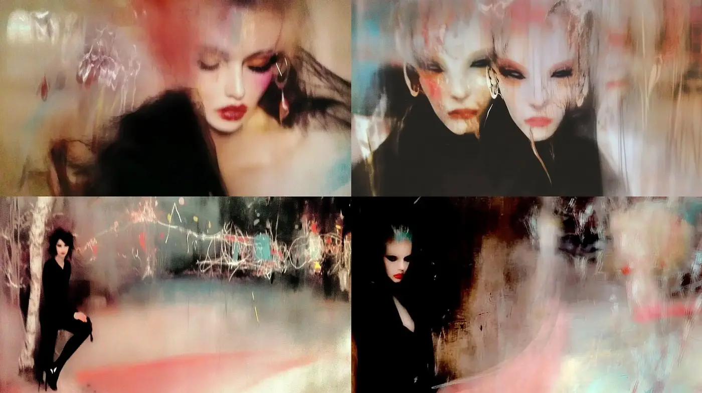 Ethereal Dreamscape Fusion in Contemporary Abstract Expressionism - Midjourney sref style