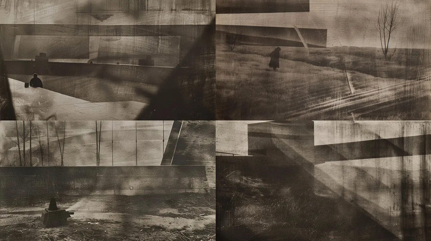 Monochromatic Melancholy: A Homage to Classic Photographic Expressionism - Midjourney sref style