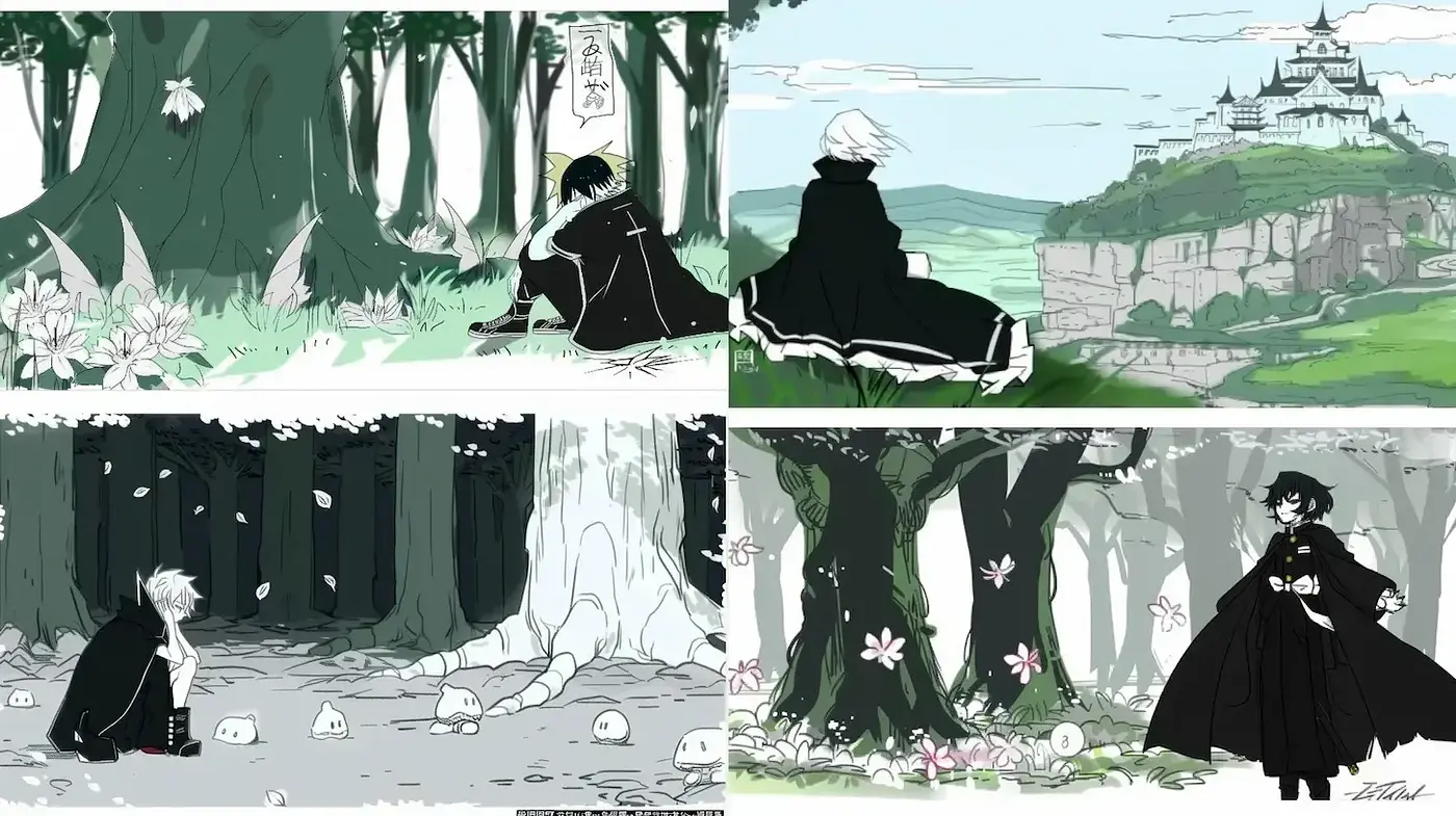Ethereal Landscapes with a Blend of Modern and Fantasy Aesthetics - Midjourney sref style