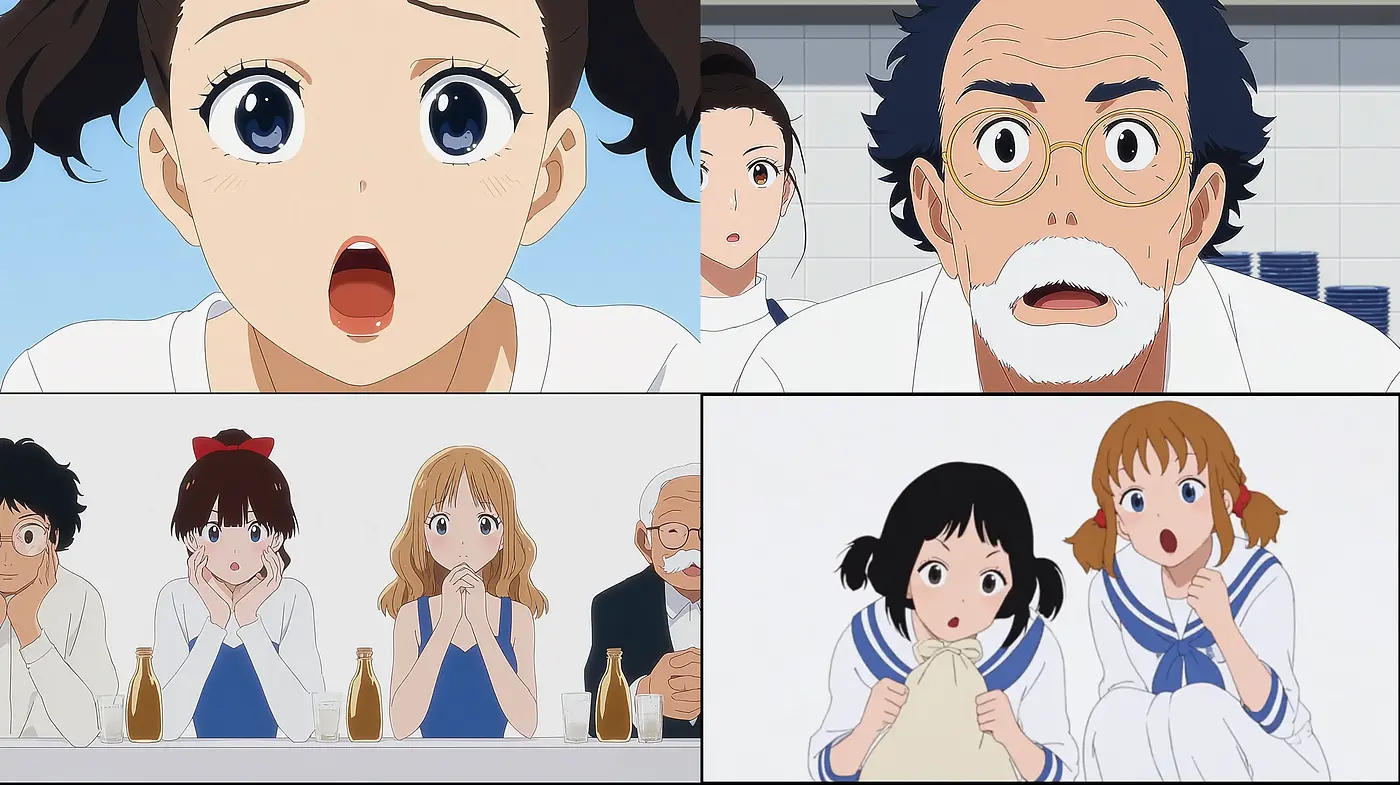 A Captivating Exploration of Expressive Anime Character Design and Emotional Expression - Midjourney sref style