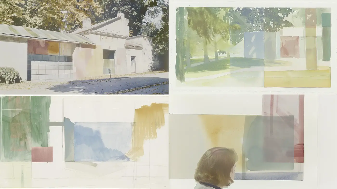 Ethereal Lightness and Tranquil Hues of Sunlit Vistas - Midjourney sref style