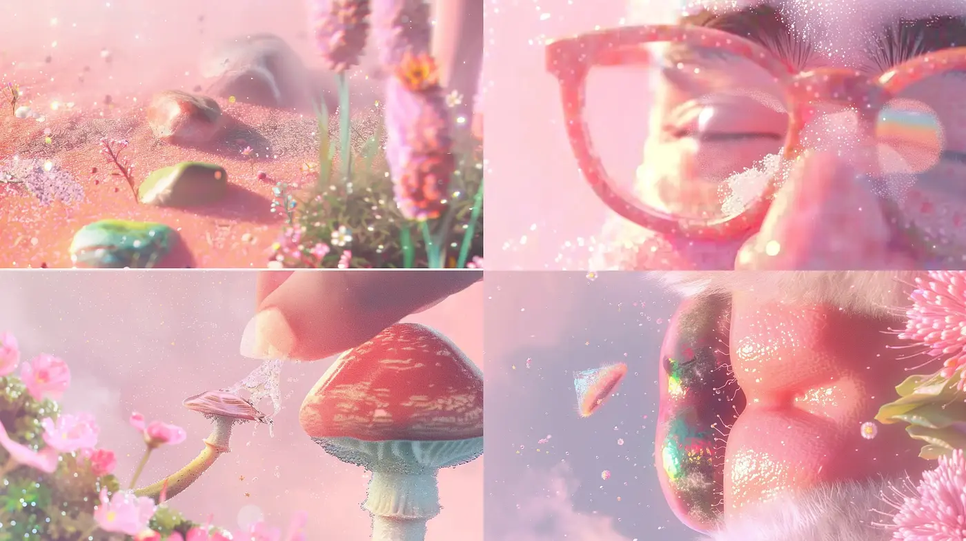 Surreal Pastel Dreamscape: An Ethereal Fusion of Soft Hues and Magical Realism - Midjourney sref style