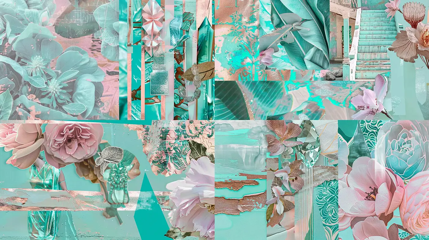 Ethereal Florals in a Pastel Dreamscape - Midjourney sref style