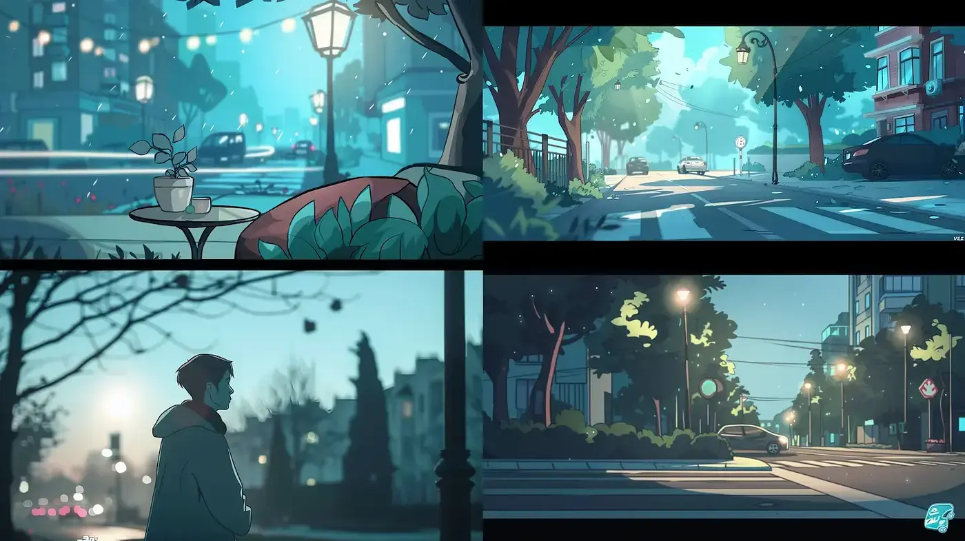 Captivating Urban Dreamscapes with a Mellow Aesthetic - Midjourney sref style