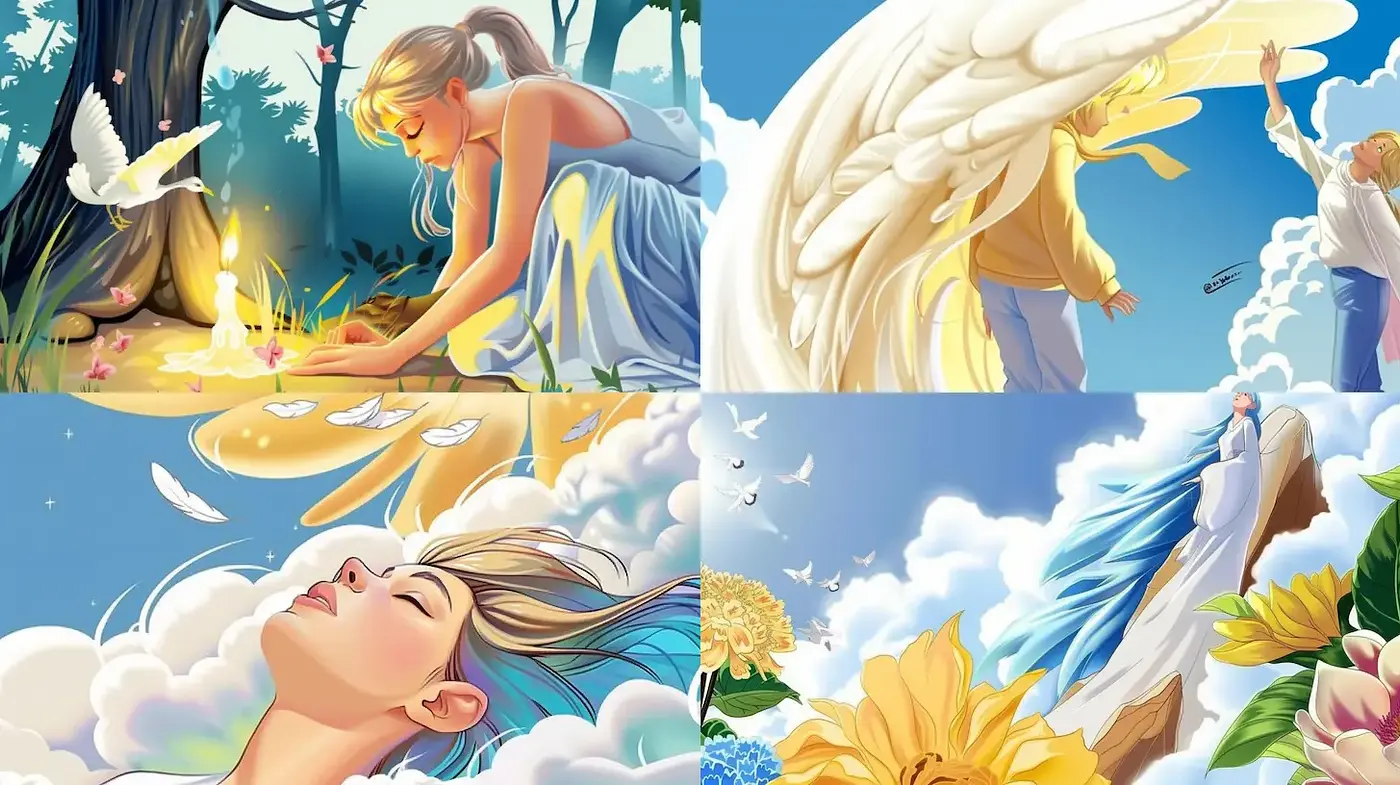 Whimsical and Ethereal Illustrations of Serenity and Nature - Midjourney sref style