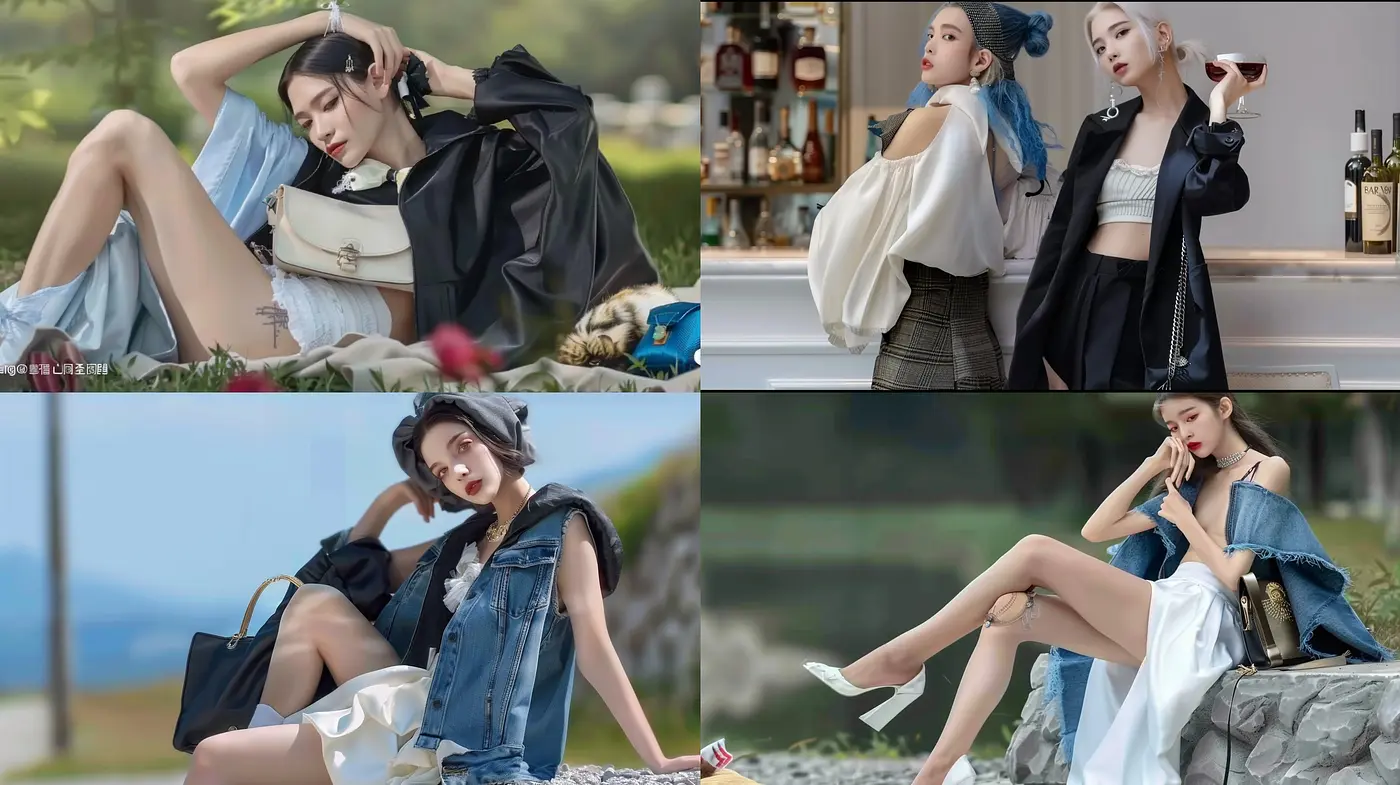 Contemporary Elegance with a Hint of Vintage in a Soft Pastel Dreamscape - Midjourney sref style