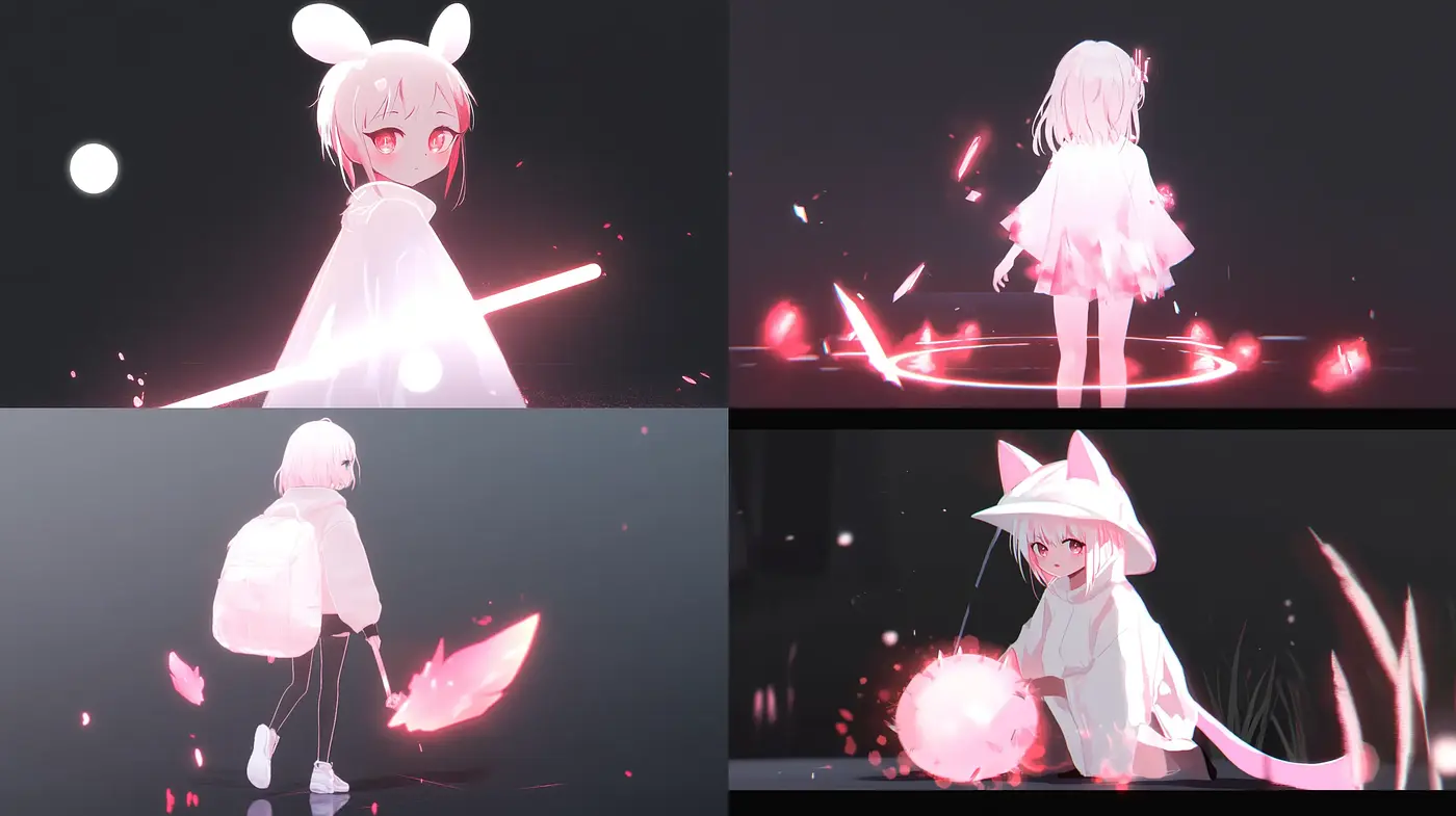 Luminous Ethereality: A Dreamlike Anime-Inspired Digital Art Series - Midjourney sref style