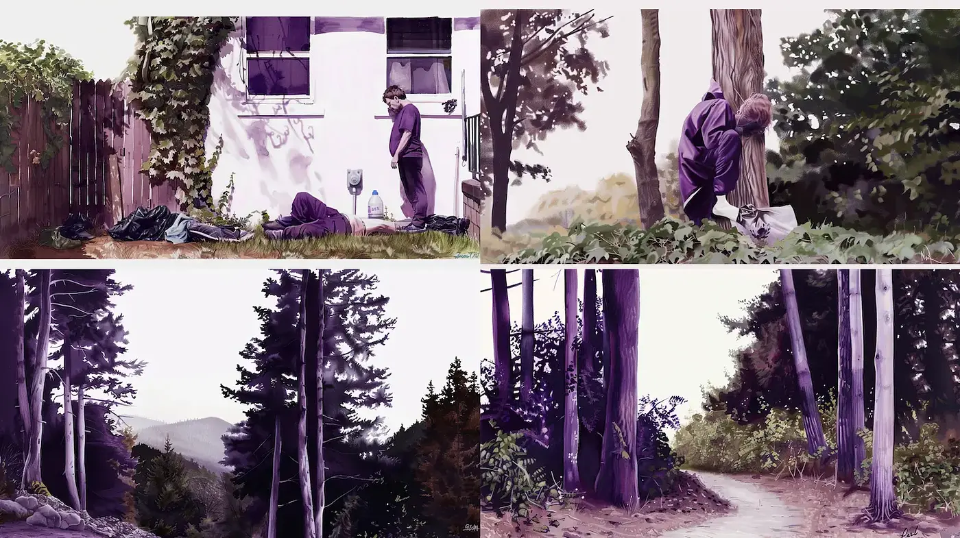 Surreal Exploration of Nature and Everyday Life with a Dreamlike Quality - Midjourney sref style