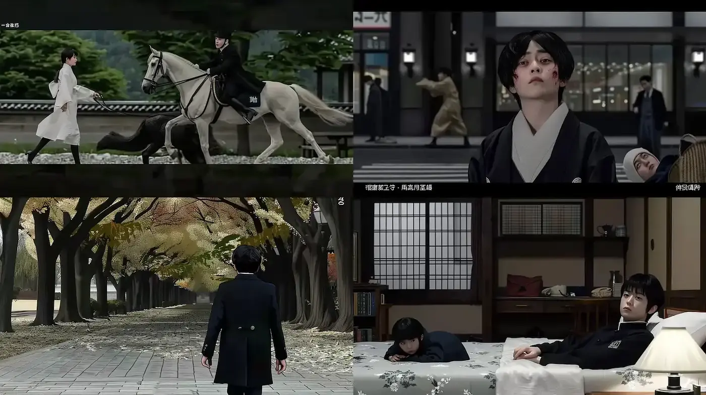 Ethereal Elegance in Monochromatic Harmony: A Cinematic Expression - Midjourney sref style