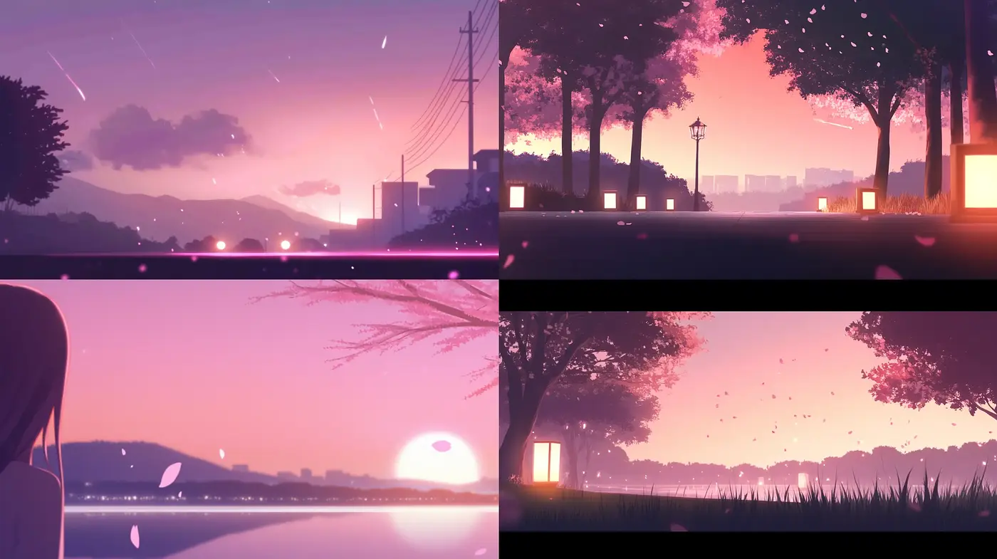 Twilight Hues and Serene Vistas: A Consistent Style Exploration - Midjourney sref style
