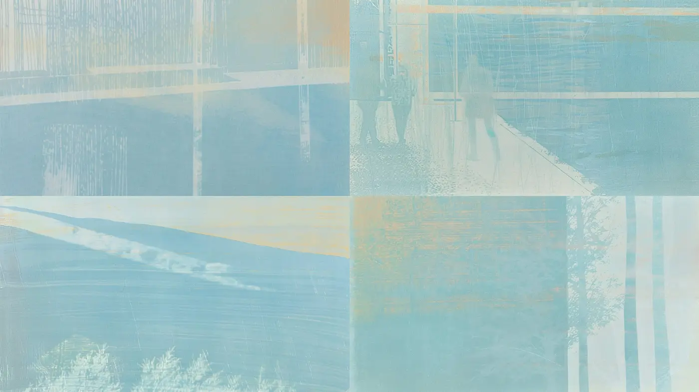 Ethereal Blue Textures: A Homage to Tranquility and Abstract Expressionism - Midjourney sref style