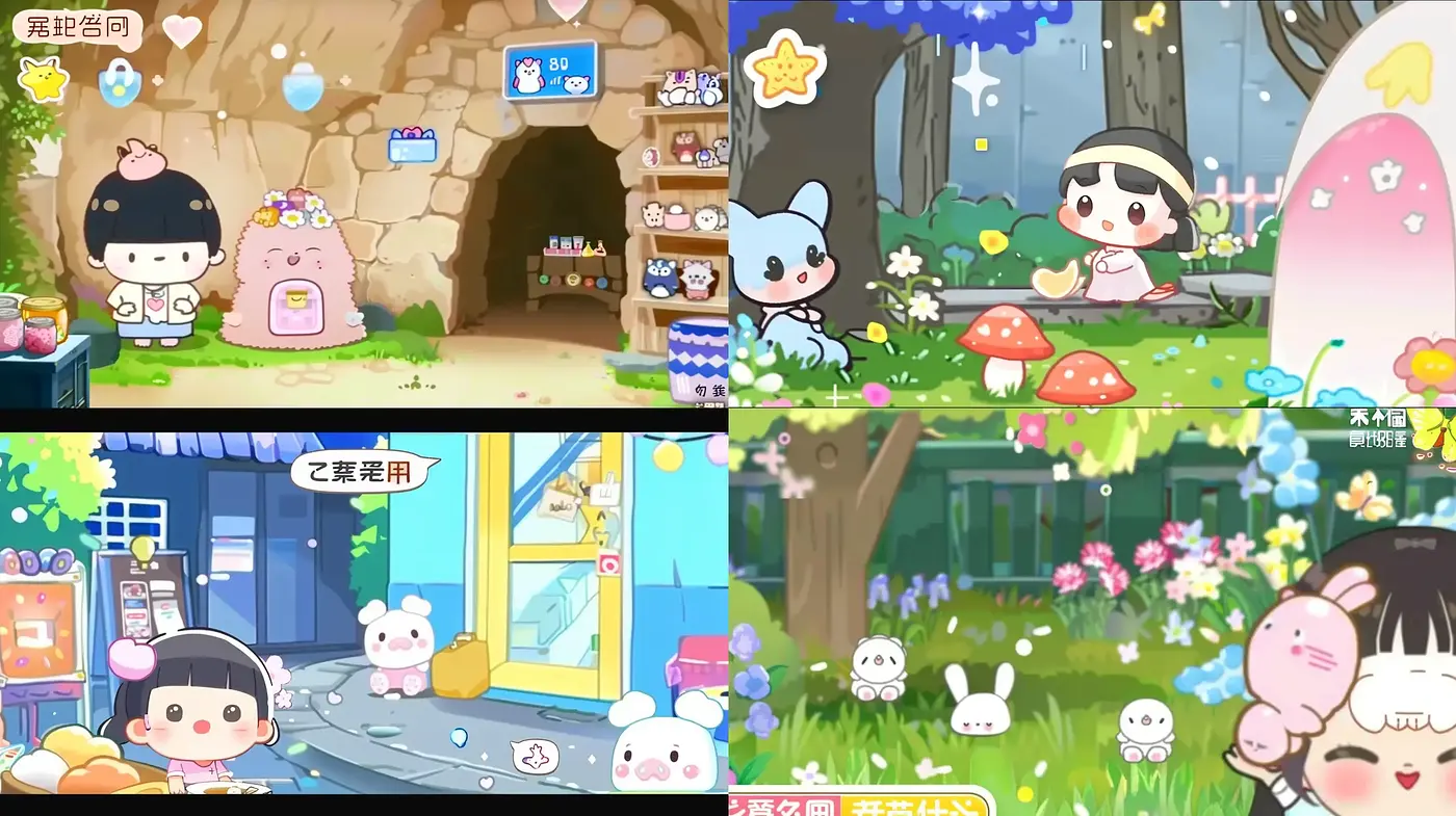 Whimsical Storybook Harmony: A Melange of Pastel Tones and Cartoonish Bliss - Midjourney sref style