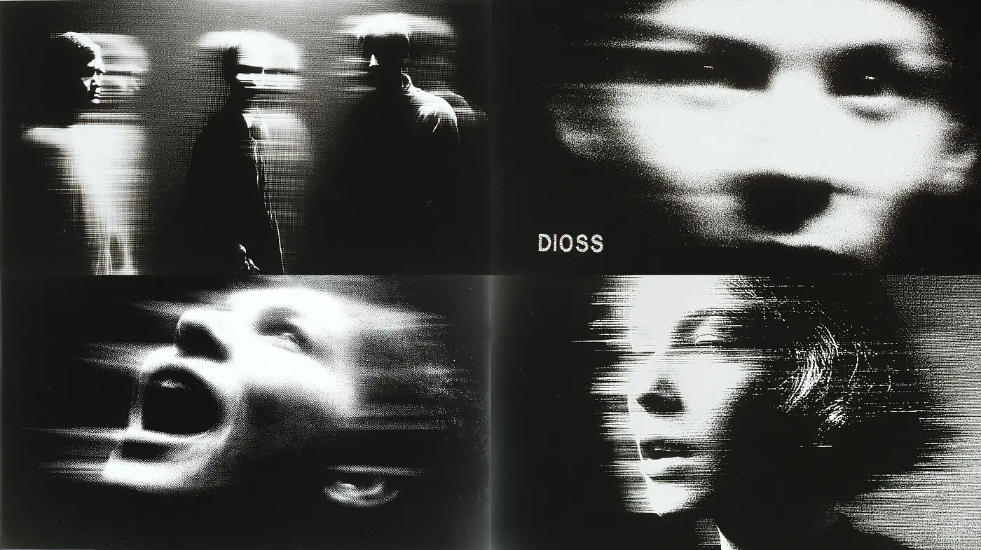 Monochromatic Experimental Style with Abstract Human Forms and Distorted Imagery - Midjourney sref style