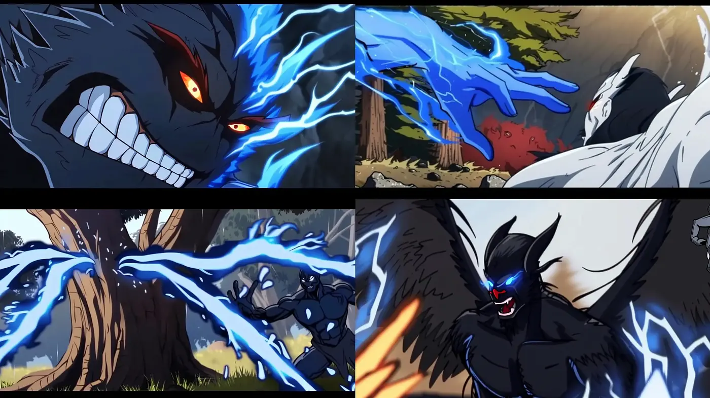 Electrifying Anime-Inspired Dynamic Illustration Style - Midjourney sref style