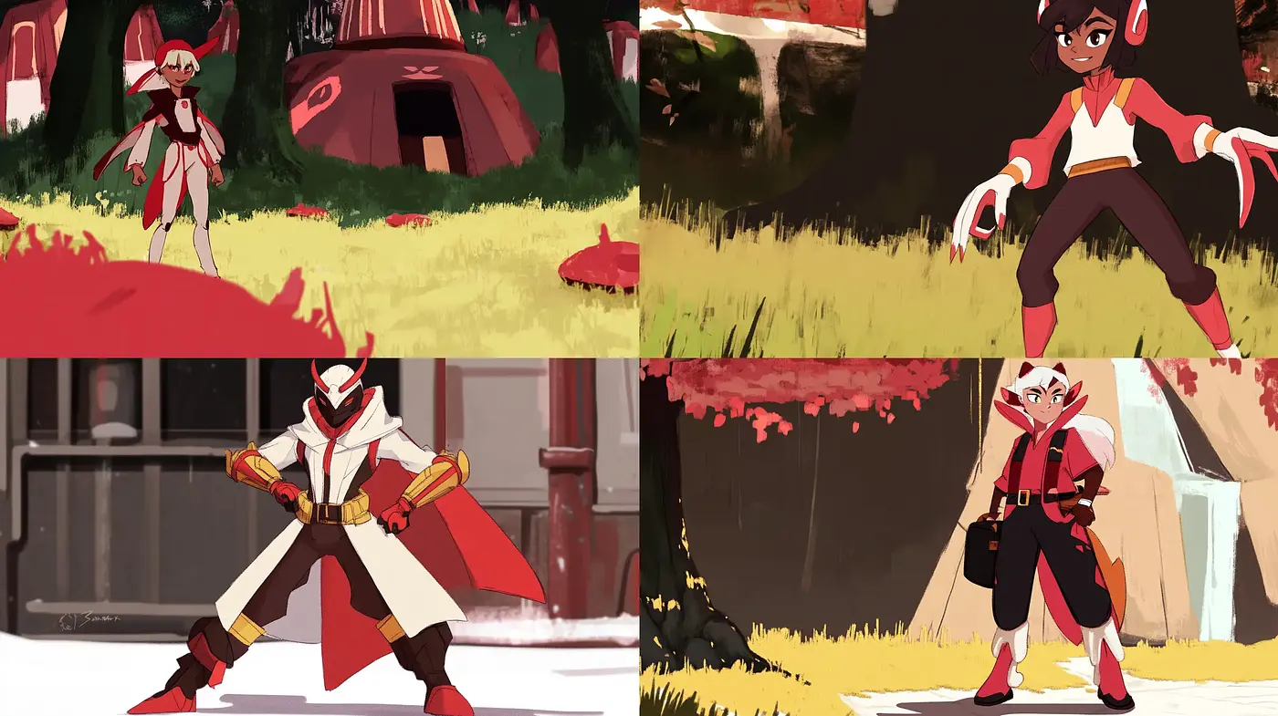 Anime-Inspired Vivid Storybook Illustrations - Midjourney sref style