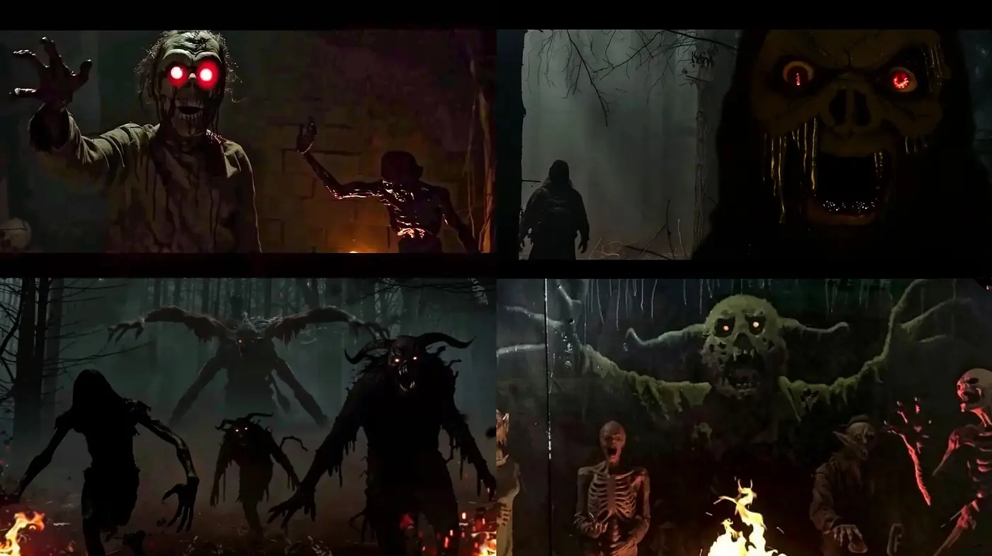 Macabre Symphony: An Exploration in Shadow and Horror - Midjourney sref style