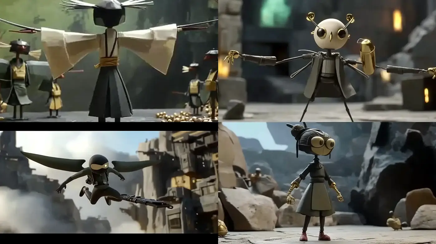 Mechanical Renaissance with an Animated Steampunk Essence - Midjourney sref style
