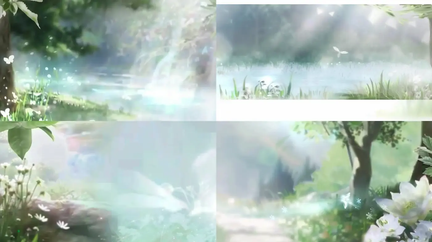 Ethereal Nature Dreamscapes with Pastel Radiance - Midjourney sref style