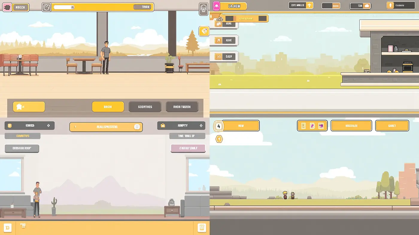 Contemporary Minimalist with Soft Pastel Accents and Nostalgic Vibes - Midjourney sref style