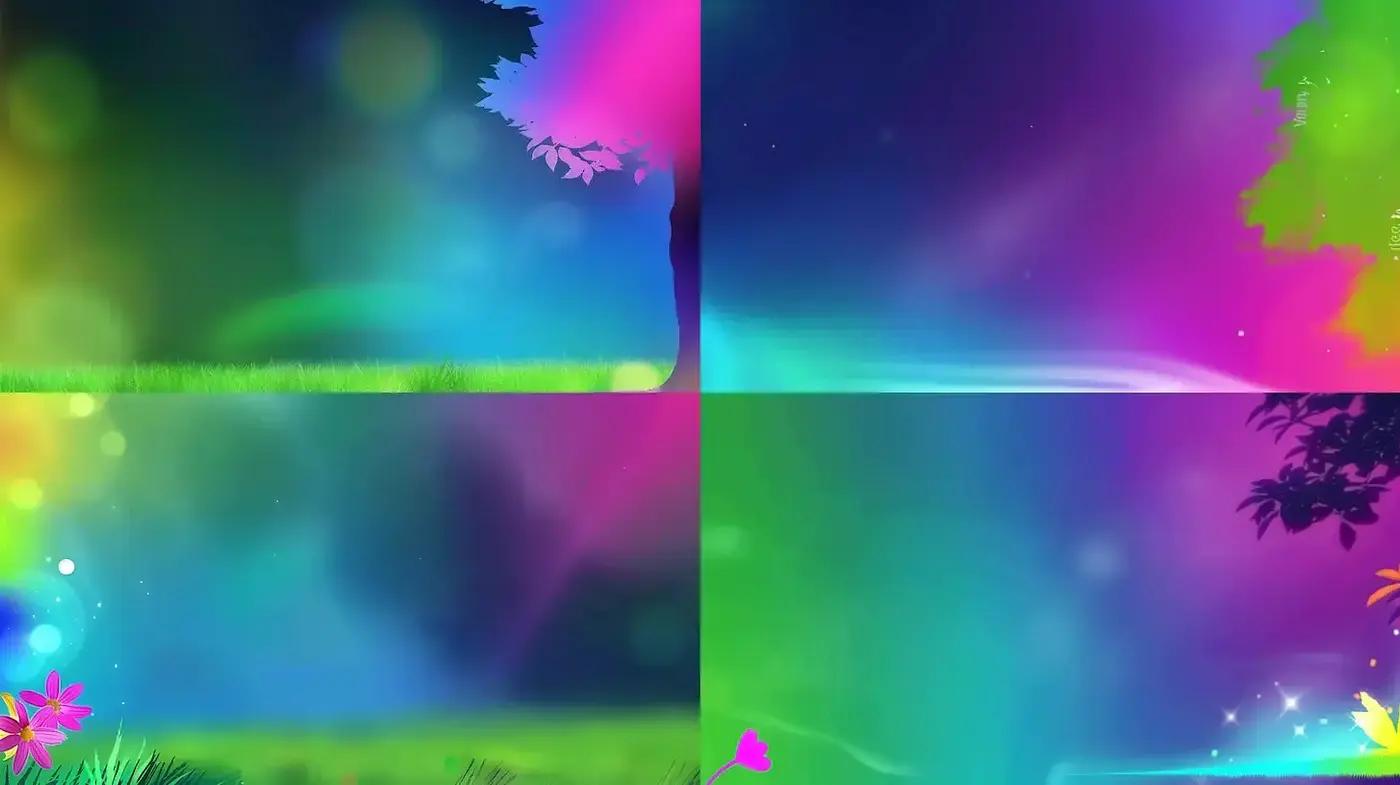 Vibrant and Dreamy Landscape Aesthetic with a Touch of Surrealism - Midjourney sref style