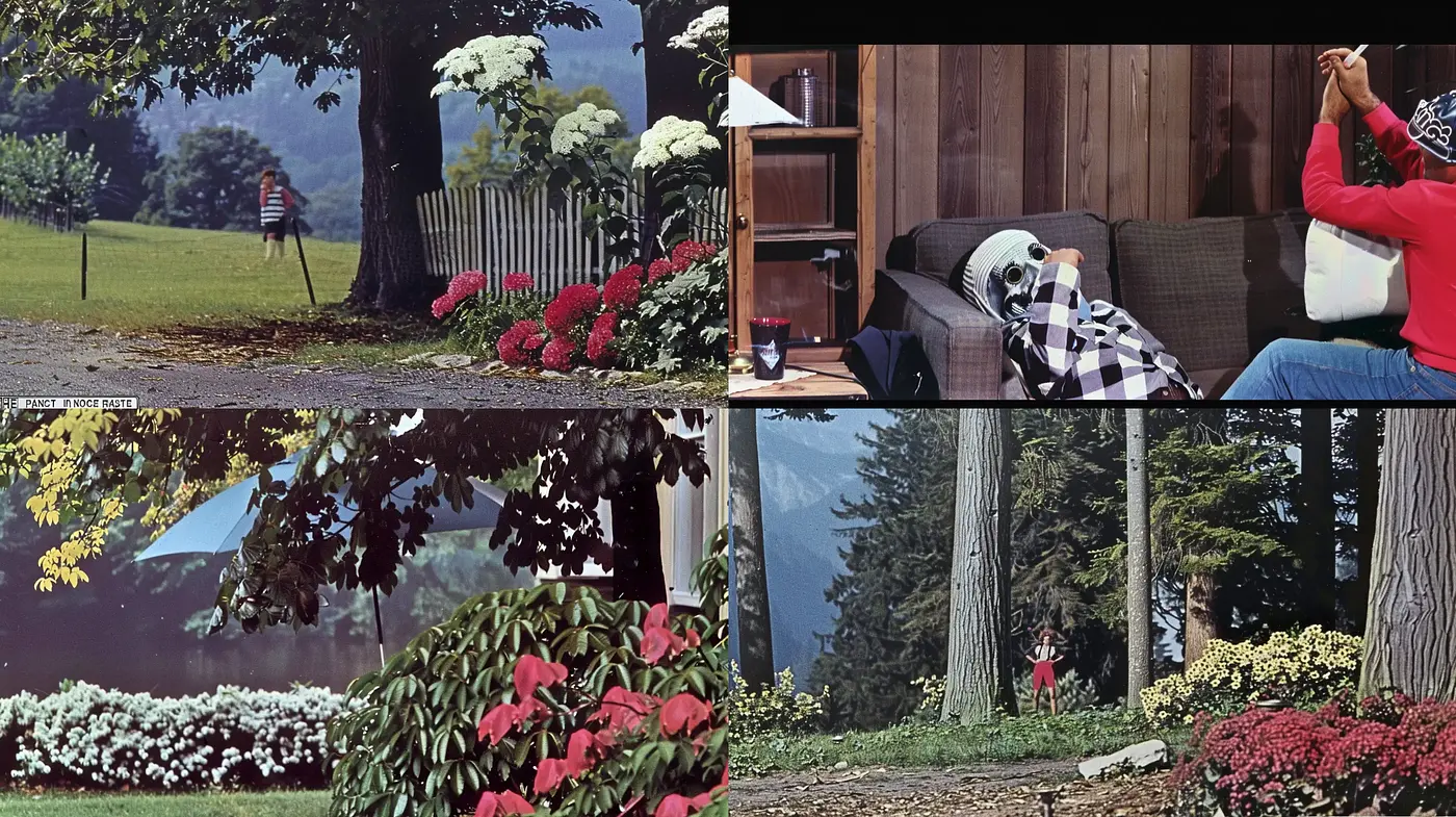 Serene Nostalgic Moments in a Dreamlike Nature Hues - Midjourney sref style