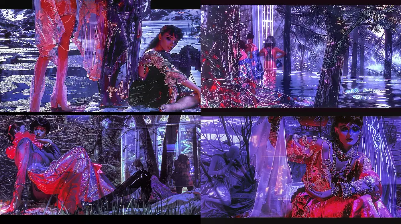 Mysterious and Ethereal Aesthetic with a Touch of the Avant-Garde - Midjourney sref style