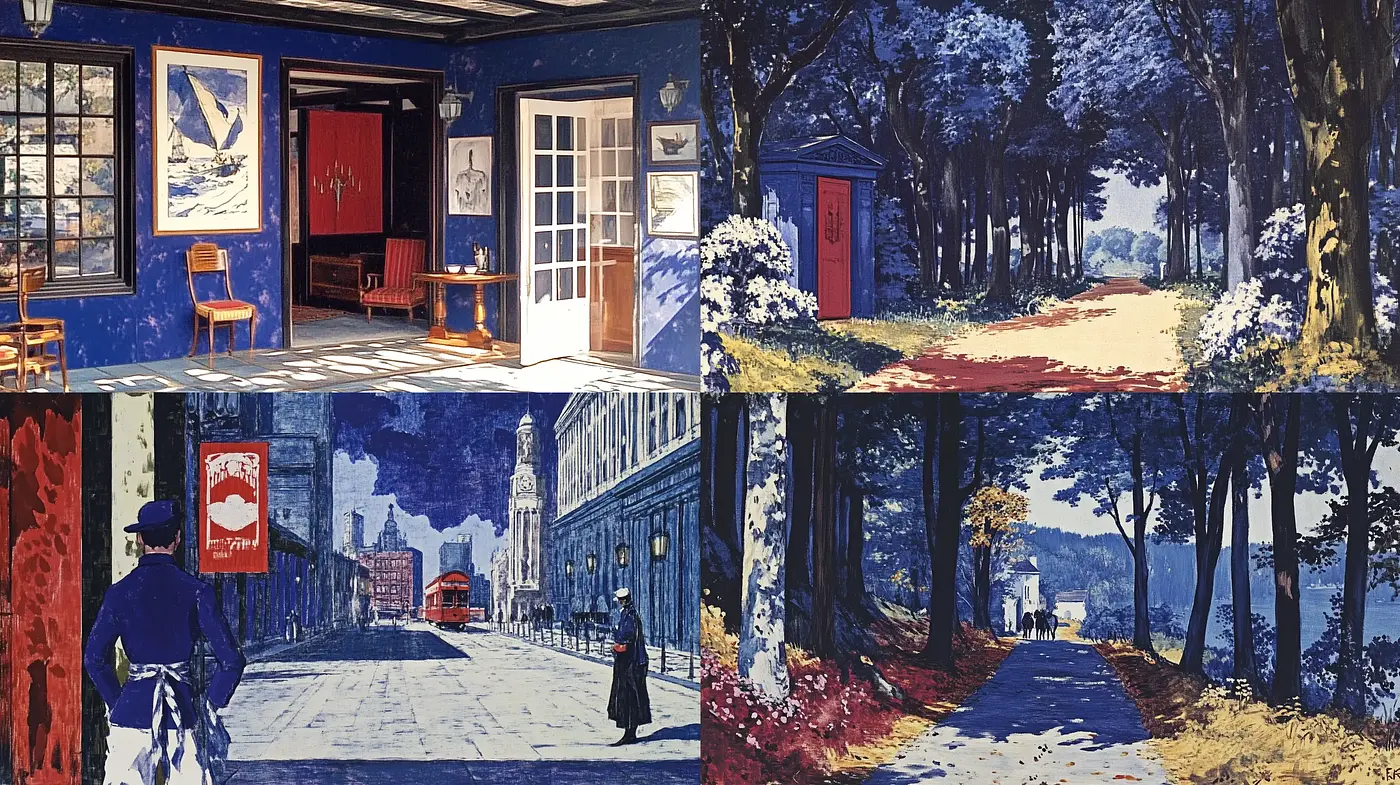 Bold Contrasts and Vivid Impressions: A Homage to Color and Light - Midjourney sref style