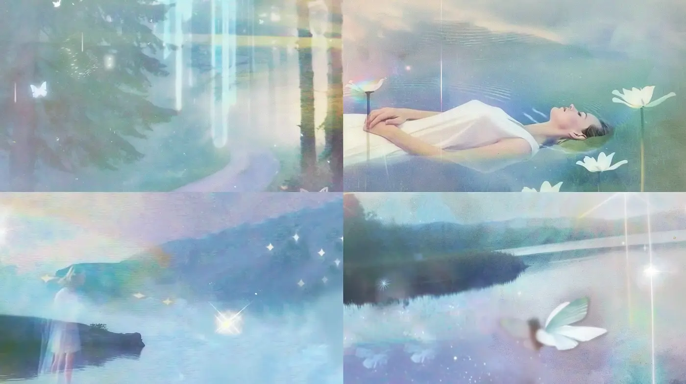Ethereal Dreamscape: A Surreal Meld of Nature and Fantasy - Midjourney sref style