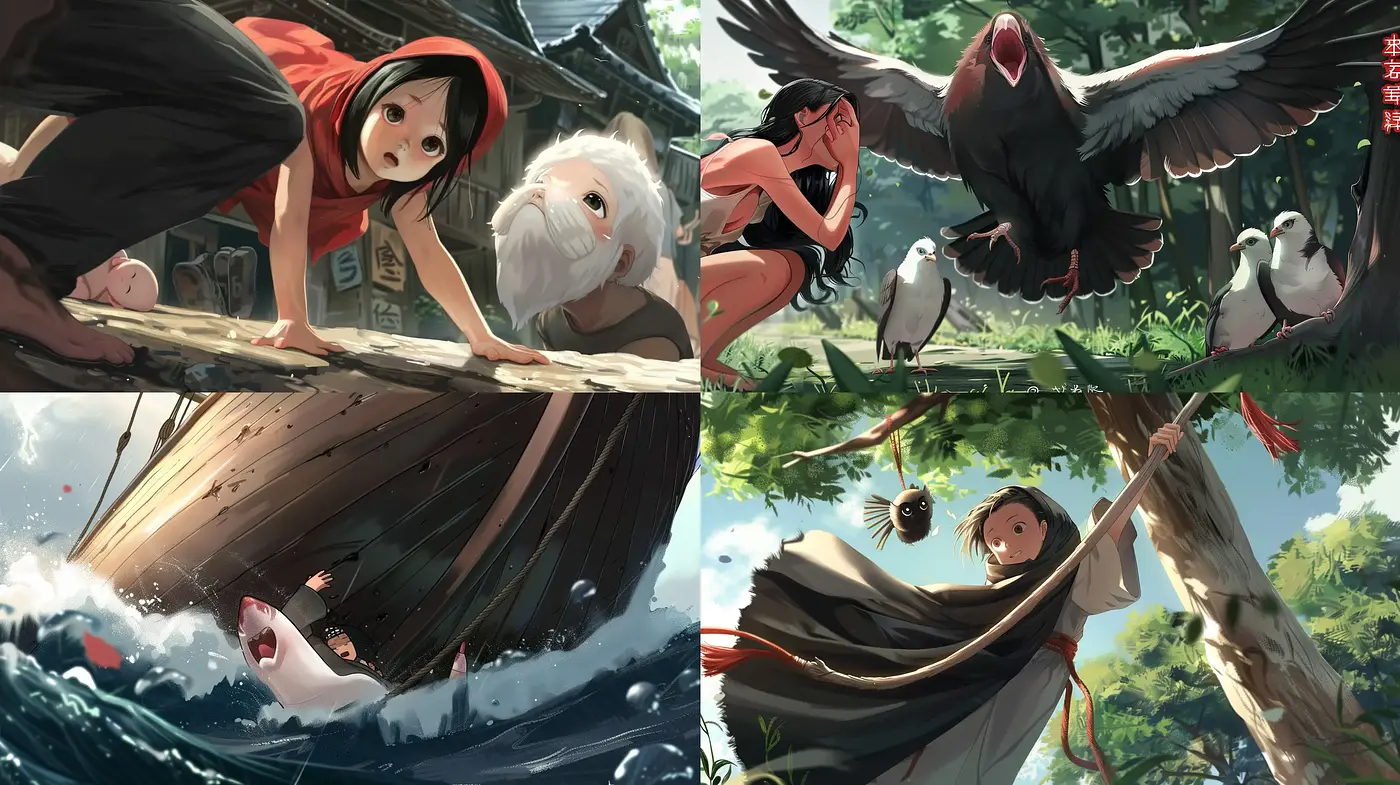 Serene Narrative Illustrations with a Luminous Painterly Essence - Midjourney sref style
