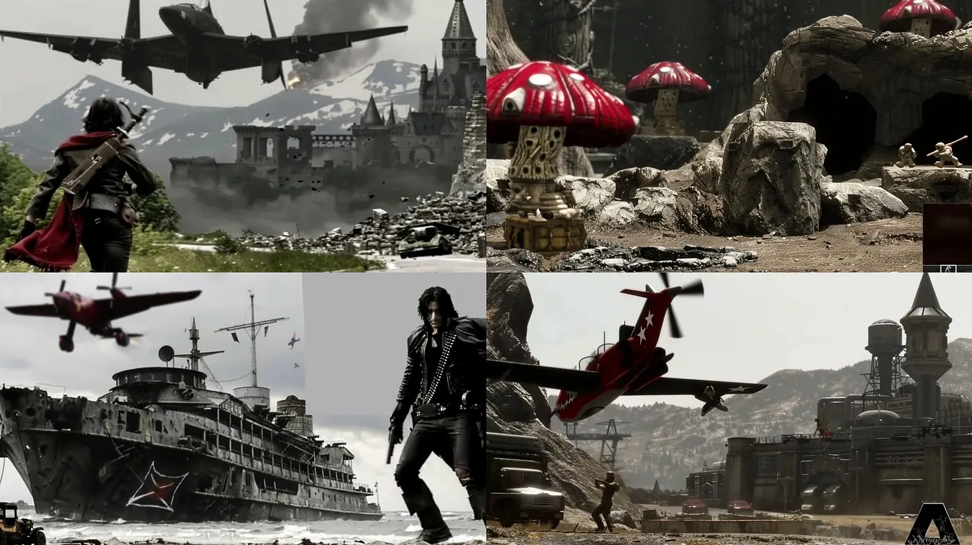 Monochromatic Synthesis of Military Dystopia in Digital Art - Midjourney sref style