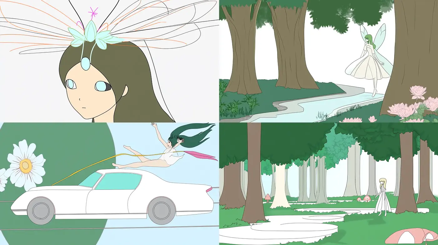Ethereal Tranquility: A Homage to Anime Serenity in Pastel Shades - Midjourney sref style