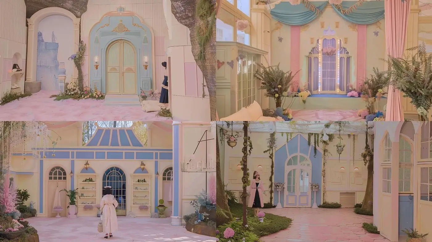 Pastel Elegance with Dreamy Rococo Revival Essence - Midjourney sref style