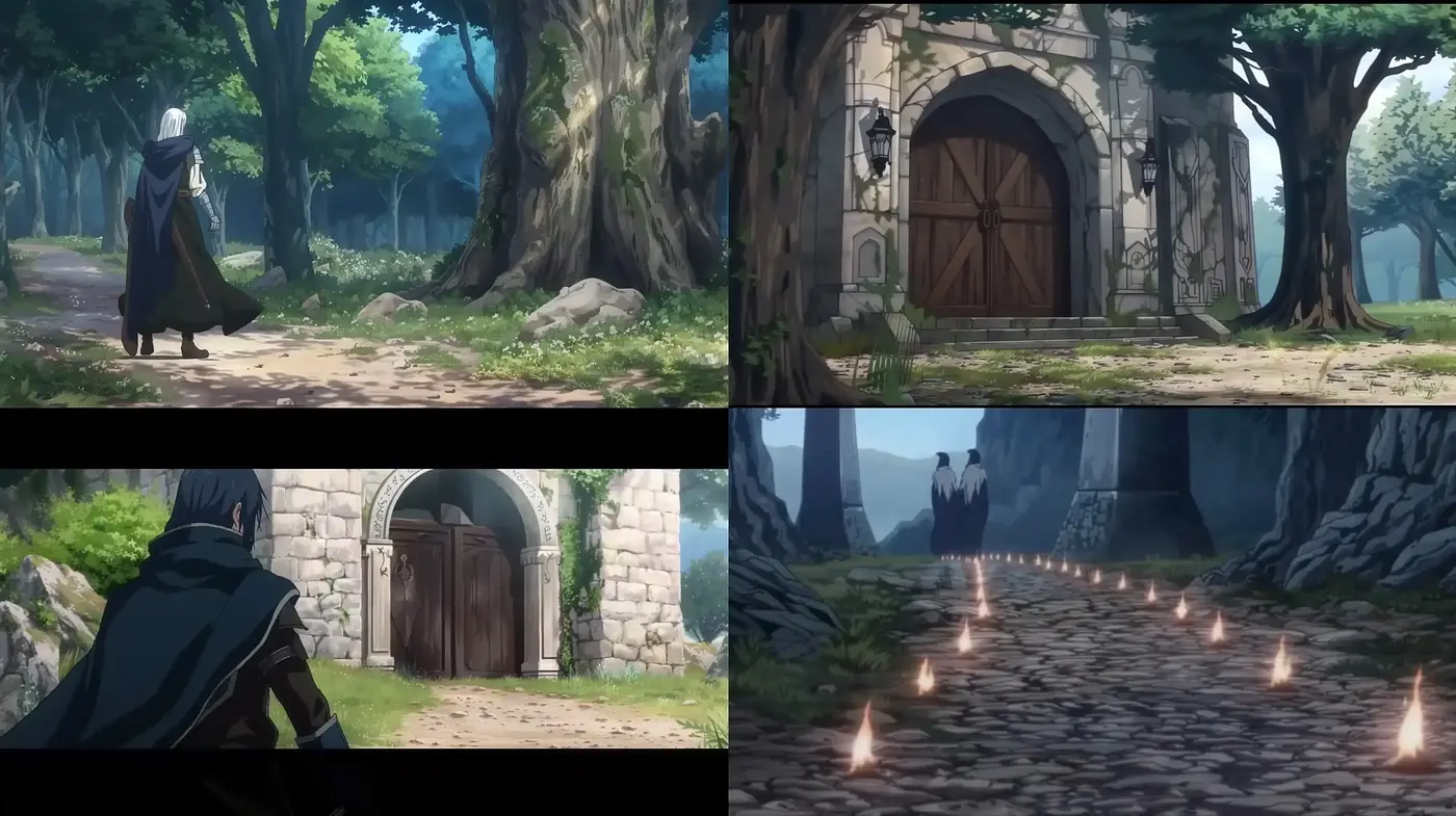 Ethereal Medieval Fantasy Envisioned Through Anime-Inspired Digital Brushwork - Midjourney sref style