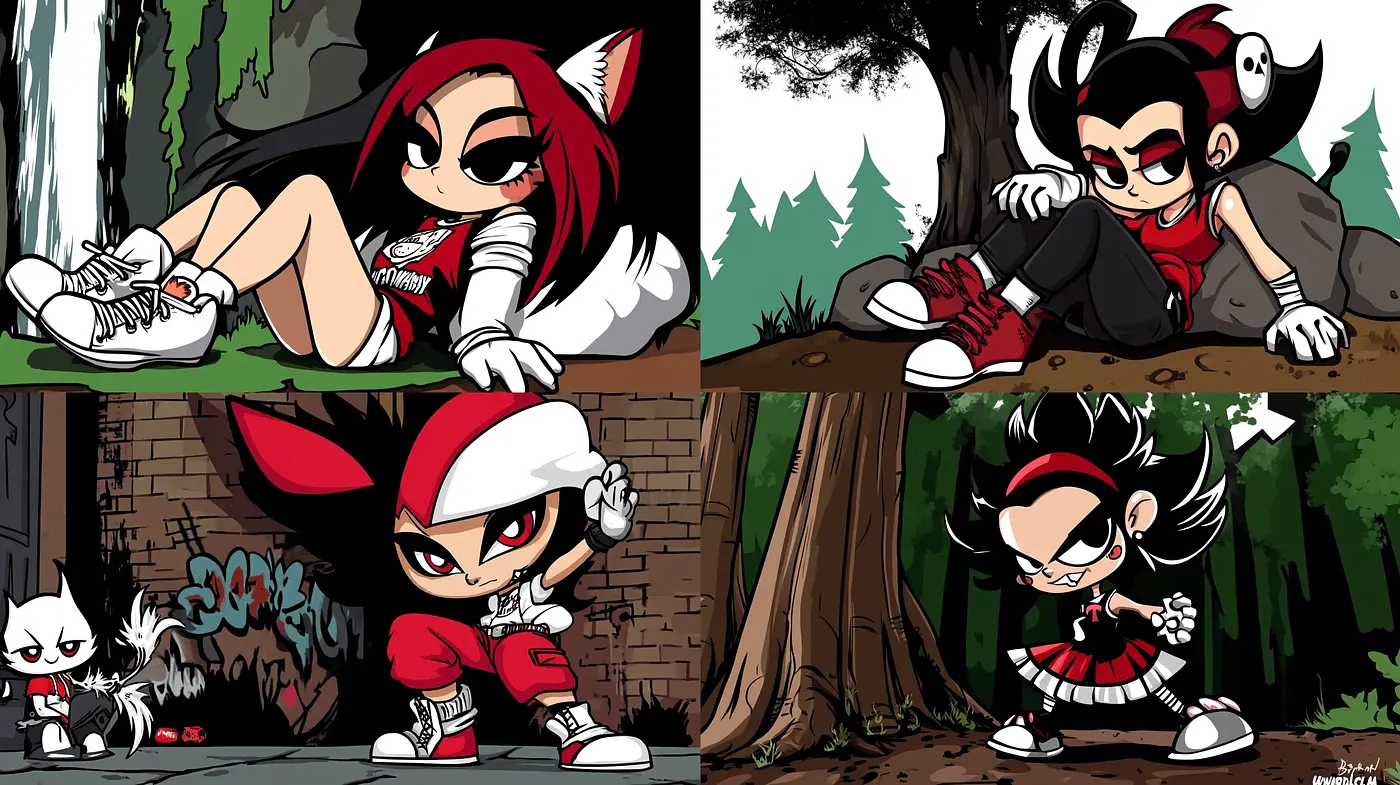 Consistent Vivid and Stylized Cartoon Charisma - Midjourney sref style