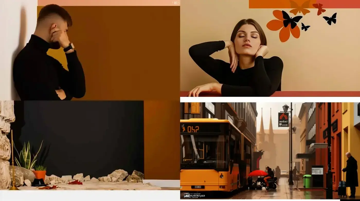 Contemporary Aesthetic with a Retro Vibe and Urban Influence - Midjourney sref style