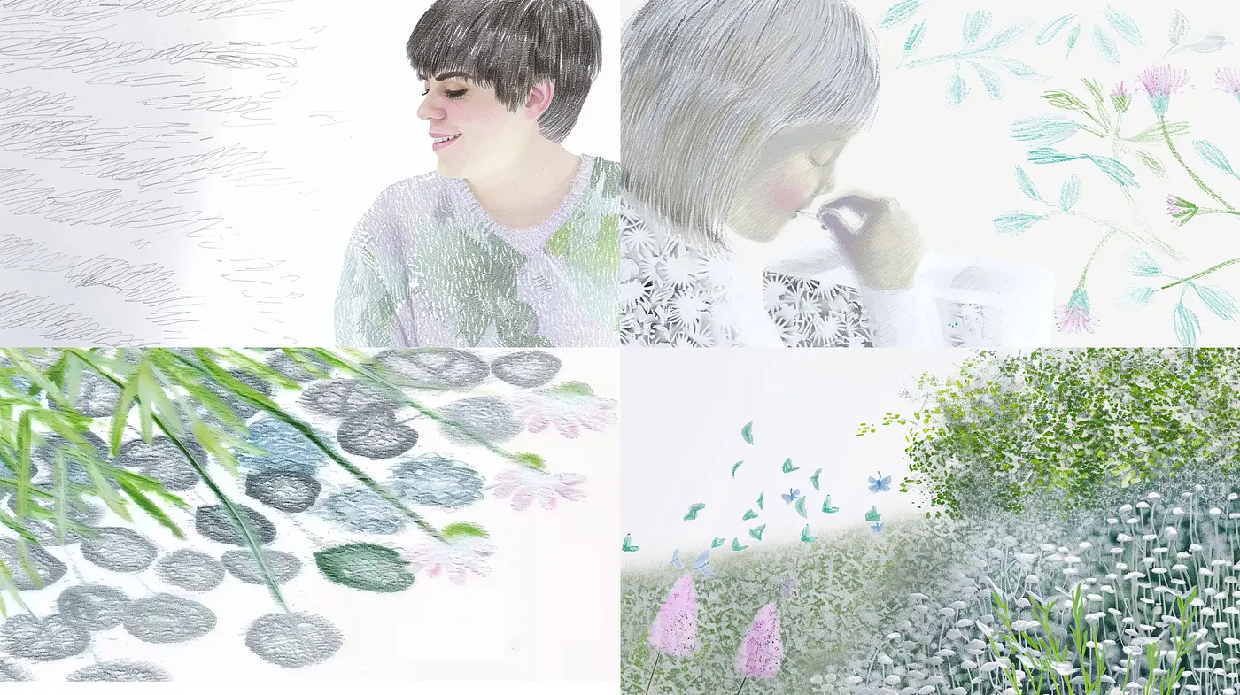 Ethereal Pastel Textured Dreamscapes: A Study in Subtle Hues and Delicate Forms - Midjourney sref style