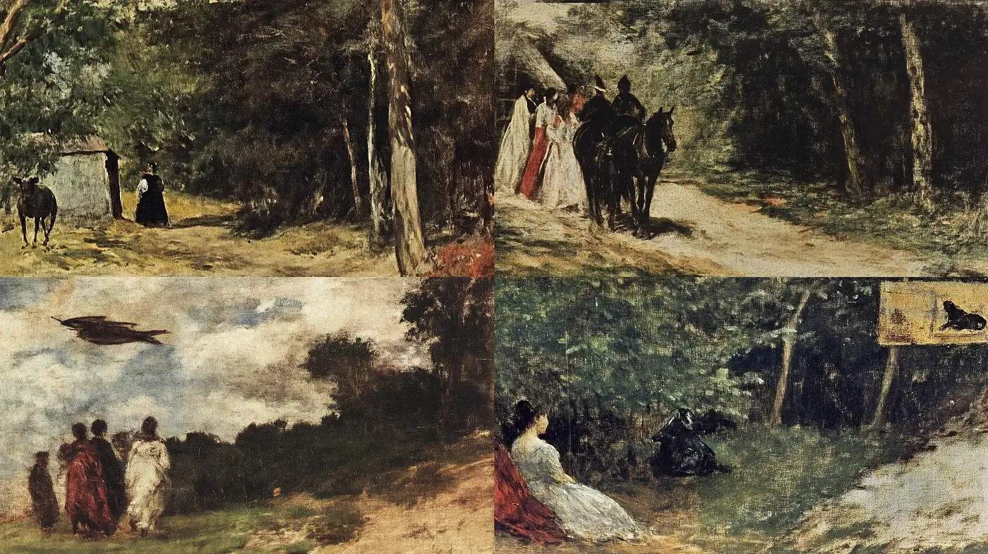Impressionist Reverie of Rustic Serenity - Midjourney sref style