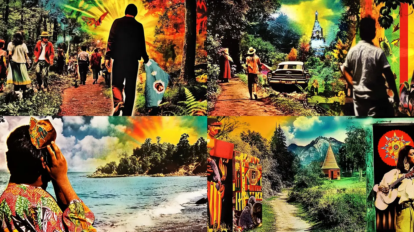 Eclectic Tapestry of Vivid Tableaus - Midjourney sref style