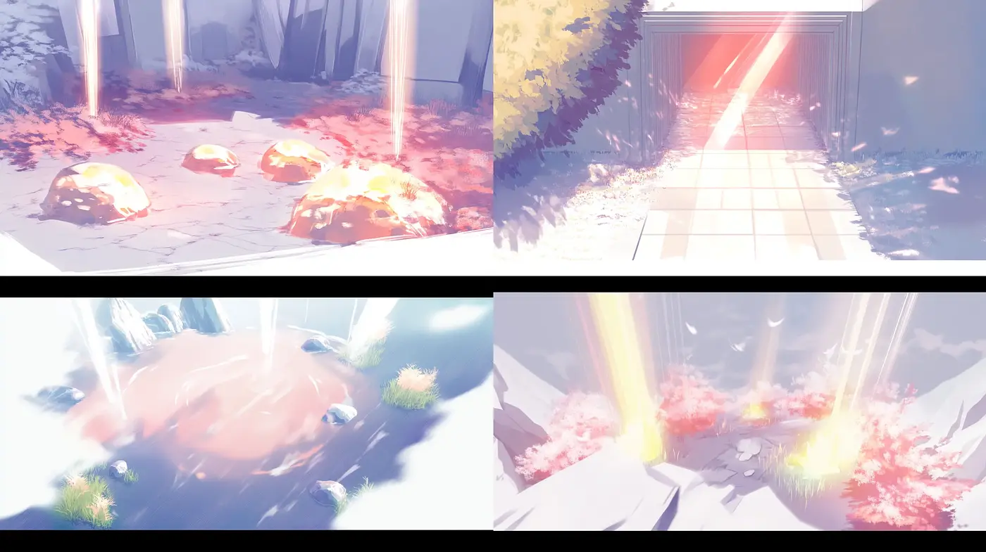 Ethereal Light-Filled Dreamscapes with a Soft Painterly Aesthetic - Midjourney sref style