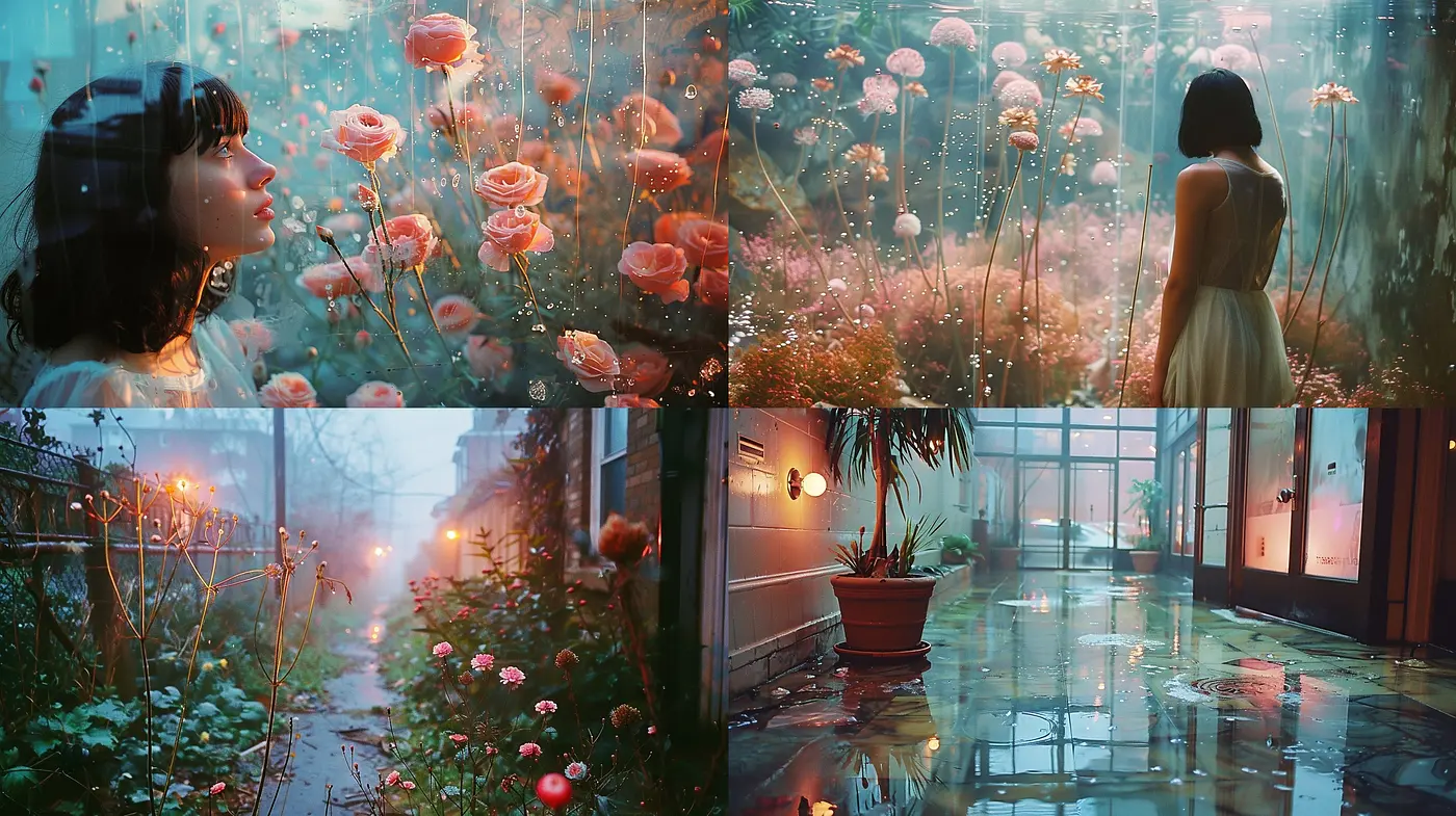 Ethereal Twilight: A Harmonious Fusion of Dimmed Pastels and Serene Vistas - Midjourney sref style